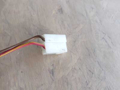 BMW 2 Pin 2 Wire 12V Outlet White Connector Plug w/ Pigtail4